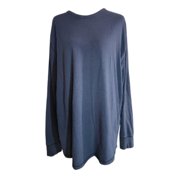 American Rag Other - Lucky Brand Men's X-Large Navy Blue Essential Long Sleeve Crew Neck T-Shirt
